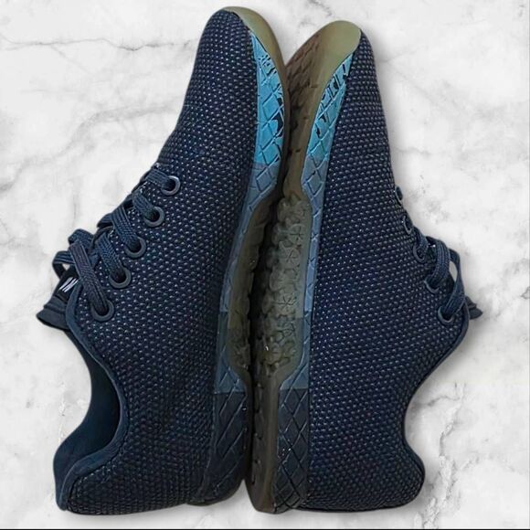 Nobull Superfabric Trainer Low Sneakers Navy Blue Womens Size 6.5 Mens 5 - Picture 9 of 11